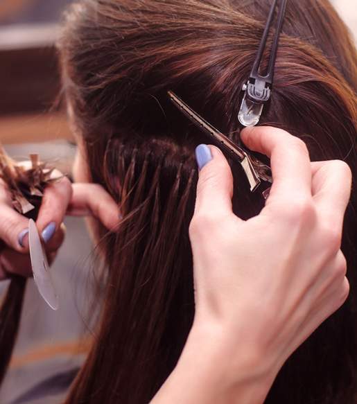 Clipping In Hair Extensions — Hair Salon in Darwin, NT