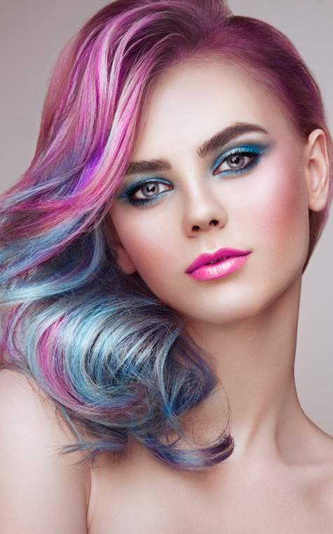 Colourful Dyed Hair — Hair Salon in Darwin, NT