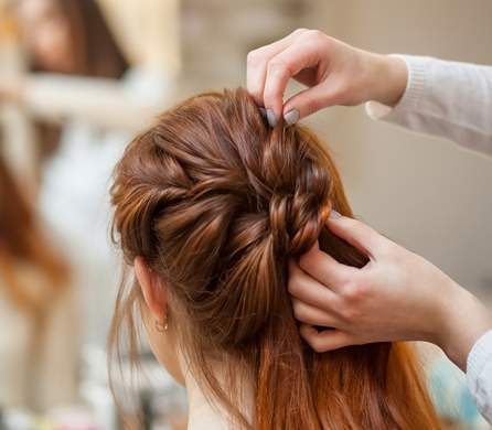 Hairdresser Braiding Hair — Hair Salon in Darwin, NT