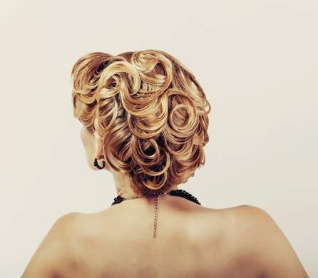 Blonde Curly Hair — Hair Salon in Darwin, NT